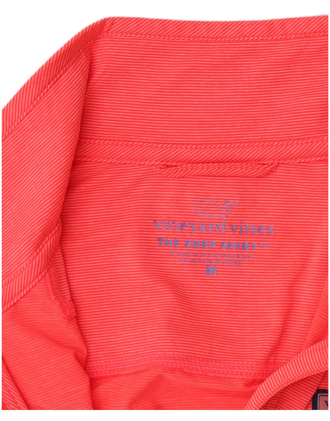 VINEYARD VINES Женский топ с воротником на молнии и длинными рукавами, UK 14, средний розовый в полоску