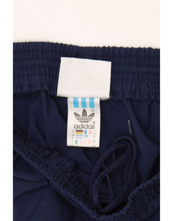 ADIDAS Mens Tracksuit Trousers Joggers UK 36 Small  Navy Blue Polyester Vintage Adidas and Second-Hand Adidas from Messina Hembry 