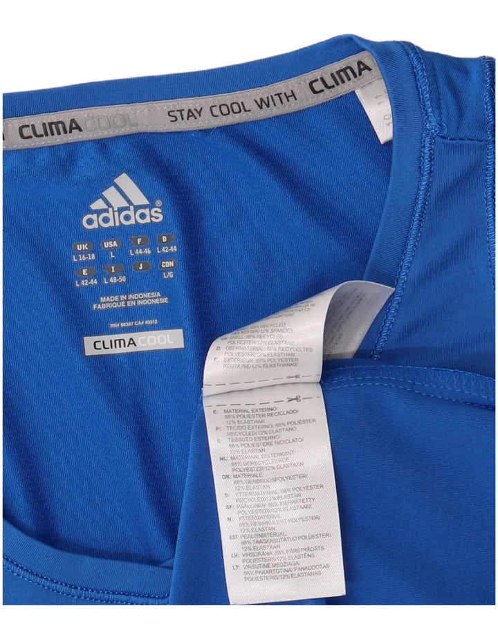 Женский жилет Adidas Climacool Vest UK 16/18, большой синий полиэстер