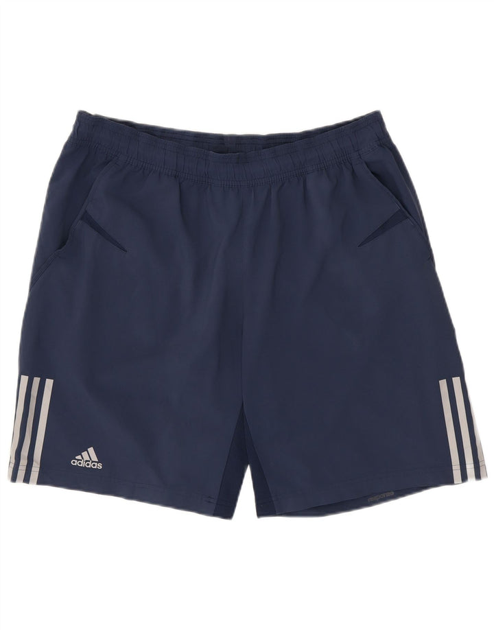 Мужские спортивные шорты Adidas, большие темно-синие, полиэстер