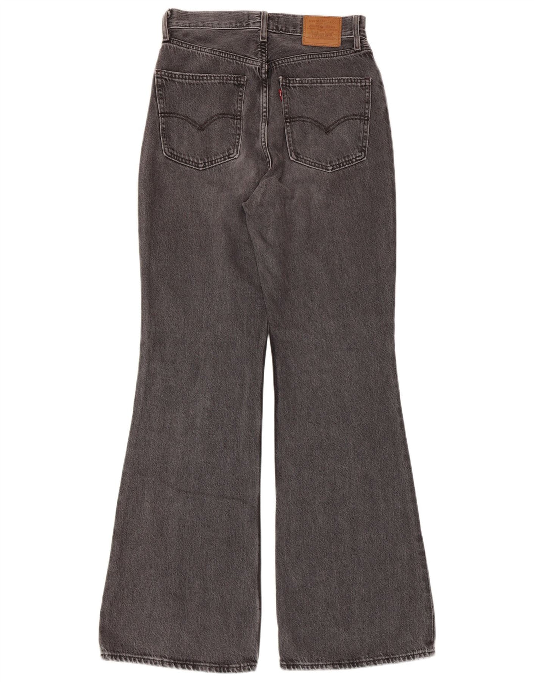 Женские расклешенные джинсы Levi's с высокой посадкой W27 L32 Серые