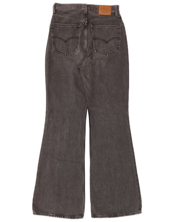 Женские расклешенные джинсы Levi's с высокой посадкой W27 L32 Серые