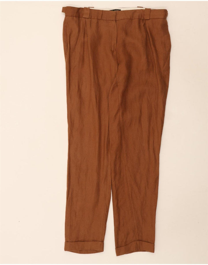Брюки-чиносы Massimo Dutti женские стандартные EU 40 Medium W30 L31 Коричневые