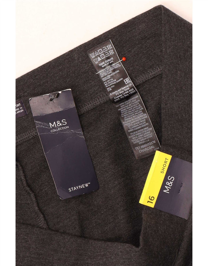 Женские спортивные брюки Marks & Spencer UK 16, большие серые, хлопковые
