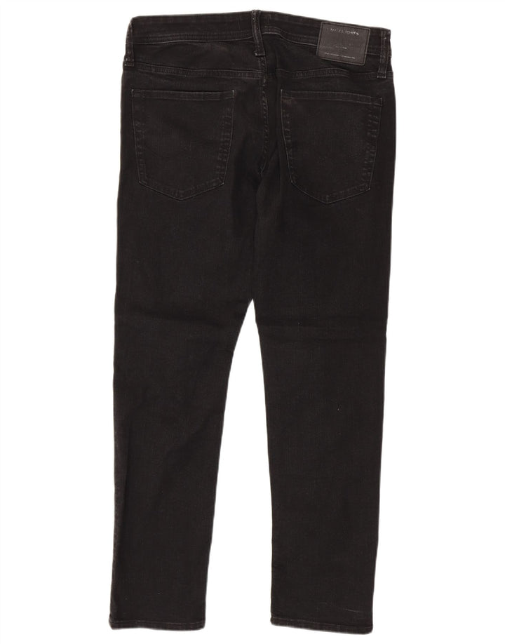 Мужские узкие джинсы Jack & Jones W32 L30, черный хлопок