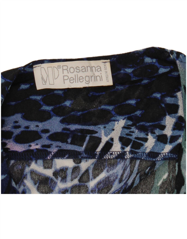 ROSANNA PELLEGRINI Женская Блузка-Рубашка UK 14 Средний Разноцветный