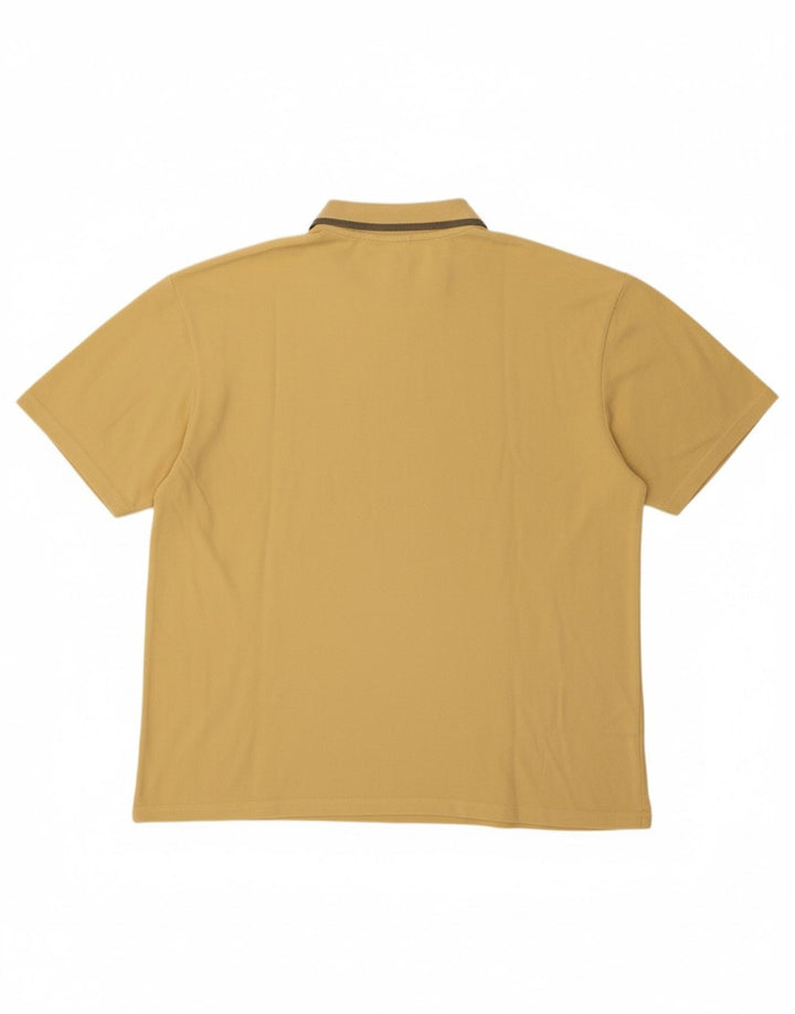 WRANGLER Mens Polo Shirt XL Yellow Cotton