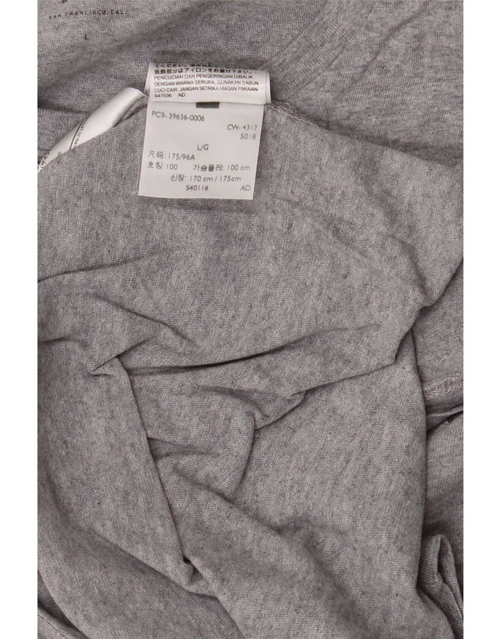 Мужская футболка с рисунком Levi's, хлопковый топ в большую серую полоску