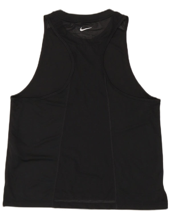 Женский жилет Nike Dri Fit UK 14, большой черный полиэстер