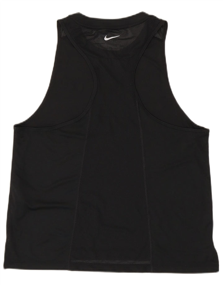 Женский жилет Nike Dri Fit UK 14, большой черный полиэстер
