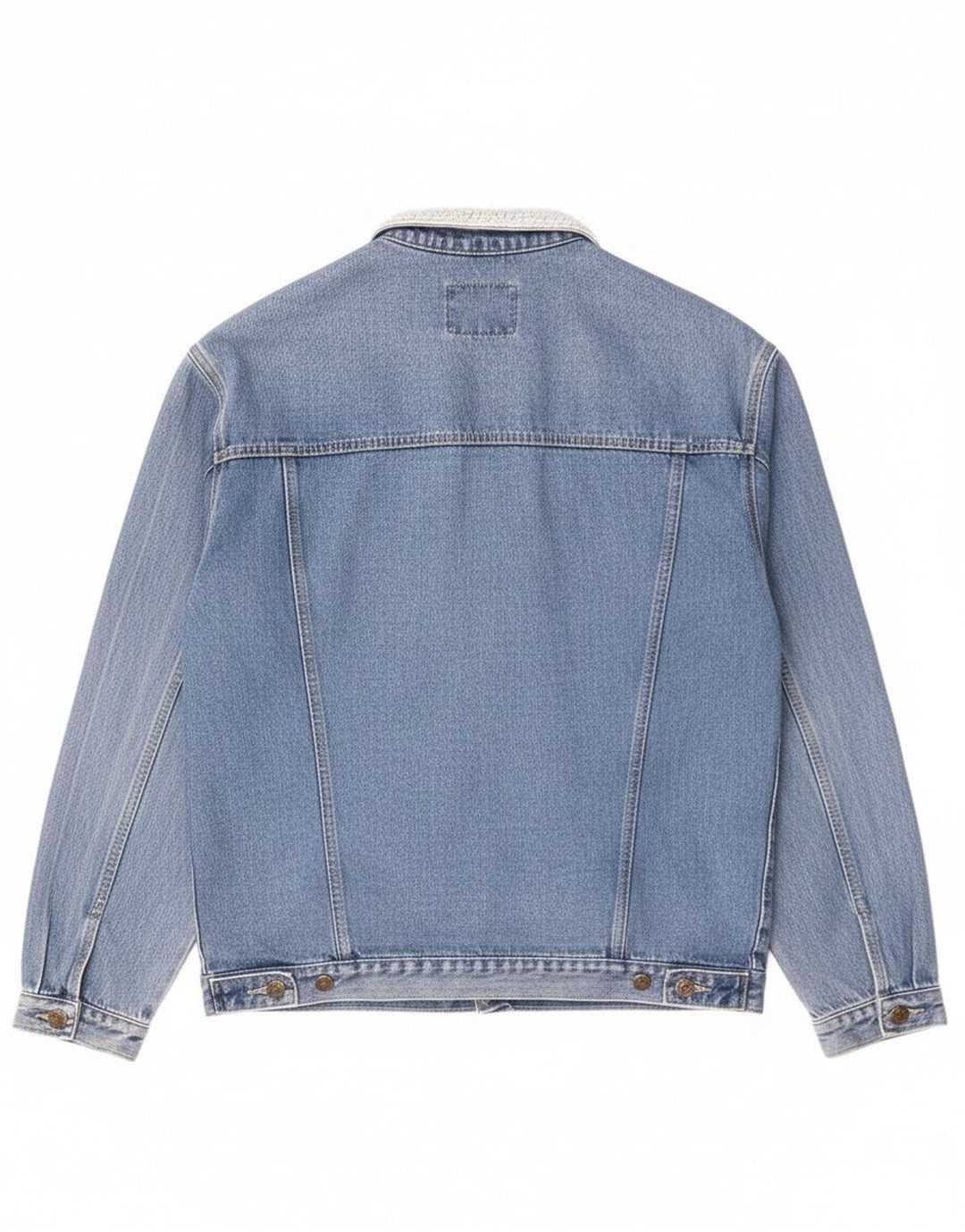 Винтажная мужская джинсовая куртка UK 44 2XL, синяя, хлопок