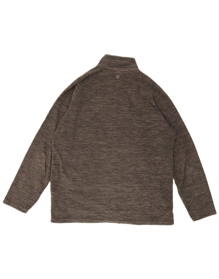 Женская флисовая куртка на молнии Mountain Warehouse UK 16, большая серая в крапинку