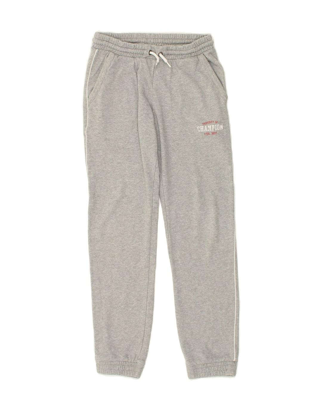 CHAMPION Boys Tracksuit Trousers Joggers 11-12 Years Large Grey Cotton | Vintage Champion | Thrift | Second-Hand Champion | Used Clothing | Messina Hembry 