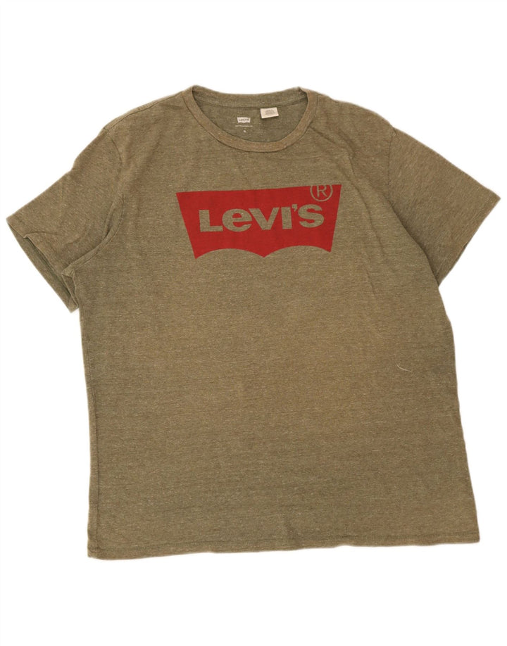 Мужская футболка с рисунком Levi's Top XL Хаки в крапинку