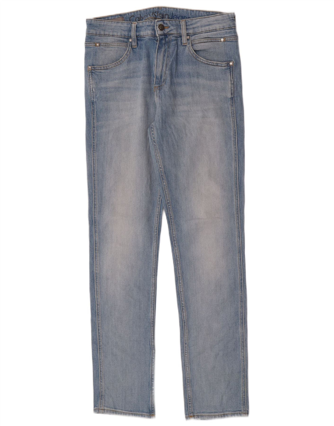 Мужские узкие джинсы Calvin Klein W31 L32, синий хлопок