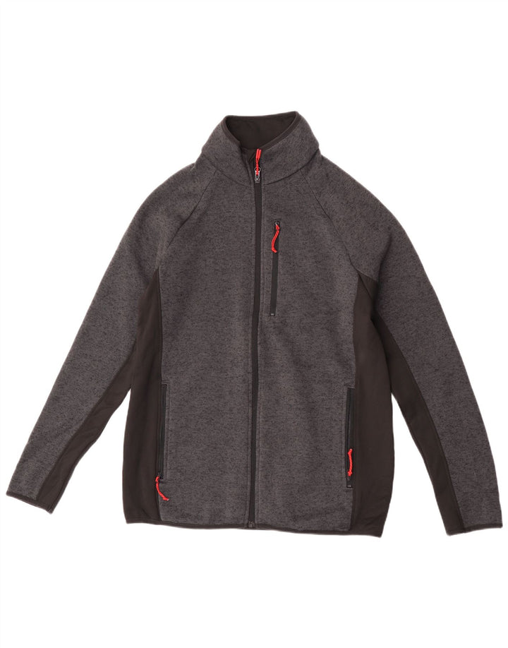Мужская верхняя куртка Mountain Warehouse в спортивном стиле, большая серая с цветными блоками