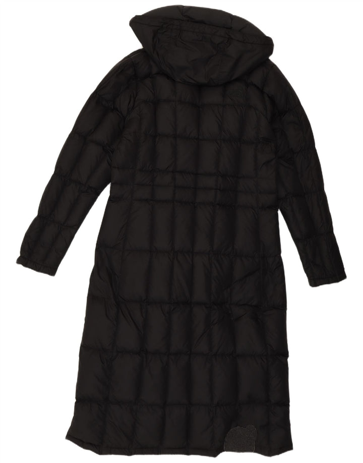 Женское длинное стеганое пальто с капюшоном The North Face UK 12, средний черный