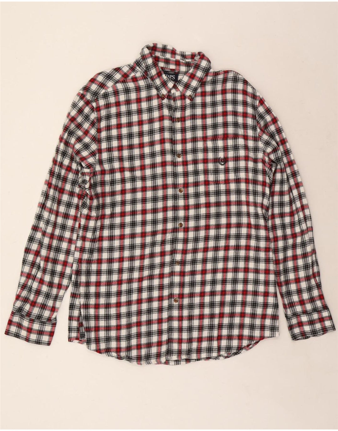 Мужская фланелевая рубашка CHAPS, большая разноцветная клетка, хлопок