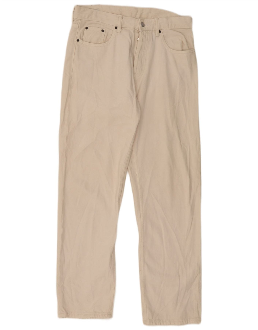 Мужские прямые джинсы Zara EU 40 Medium W31 L32 Off White