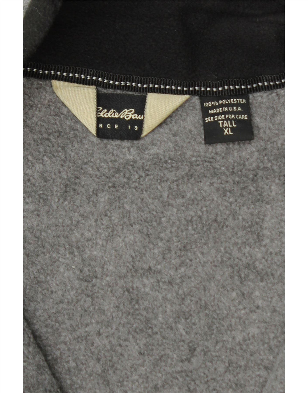 EDDIE BAUER Mens Fleece Gilet UK 42 XL Grey Polyester Vintage Eddie Bauer and Second-Hand Eddie Bauer from Messina Hembry 