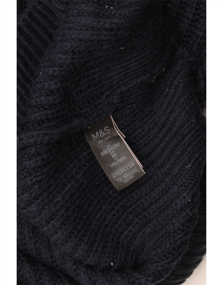 Женский джемпер оверсайз Marks & Spencer UK 14, средний темно-синий