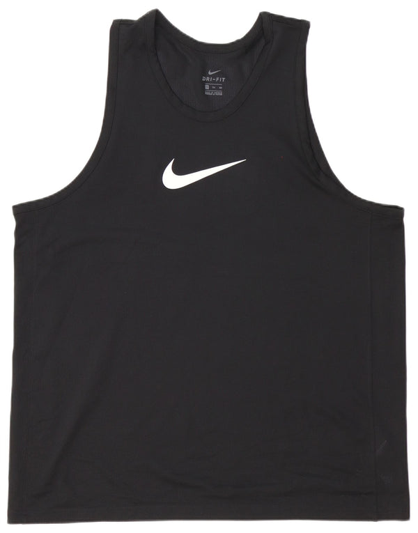 Мужской жилет Nike Dri Fit 2XL, черный полиэстер