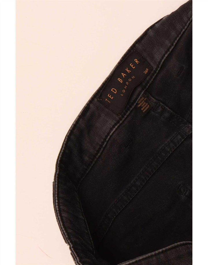 Мужские прямые джинсы Ted Baker W36 L30 черные