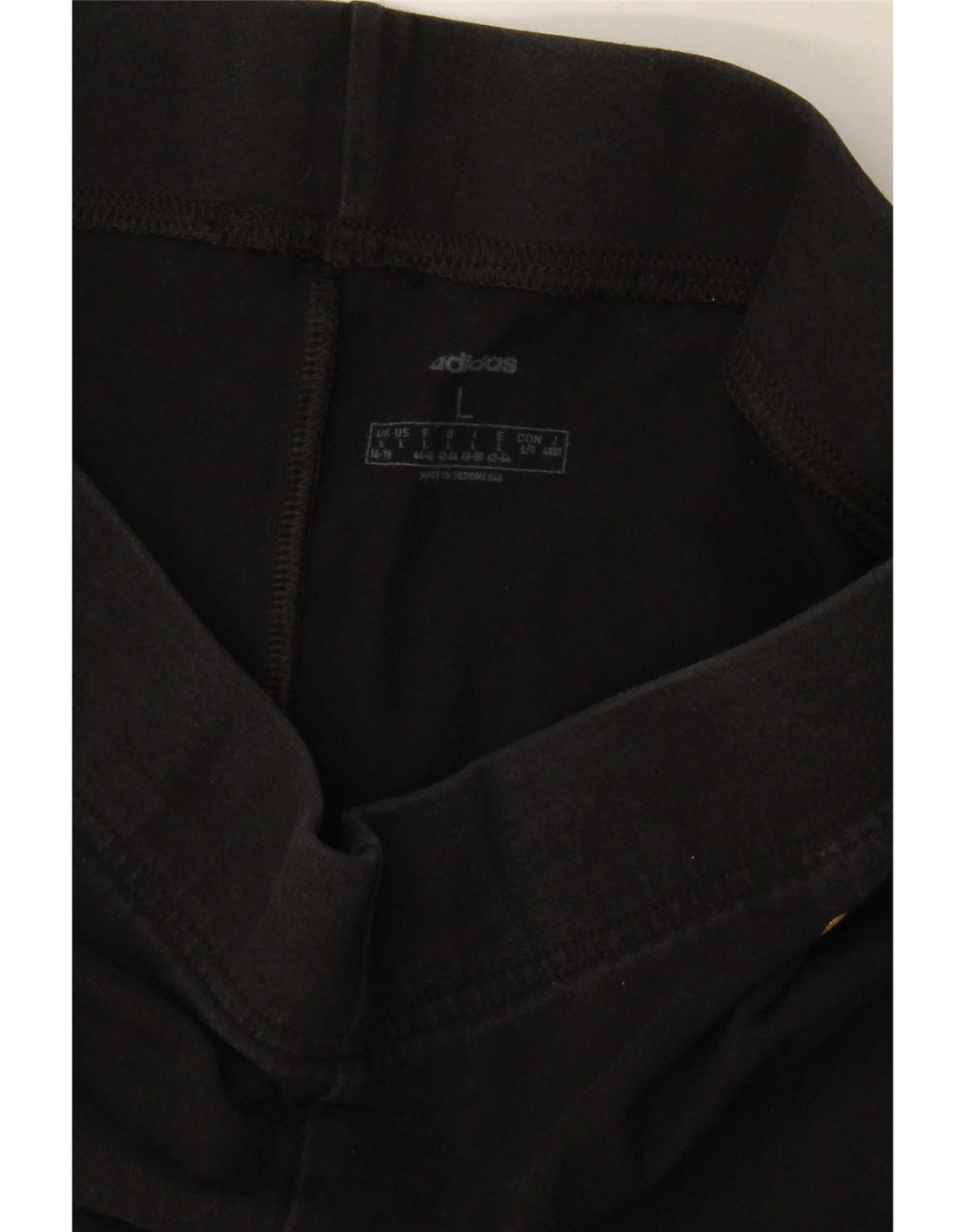 Женские леггинсы с рисунком Adidas UK 16/18, большие черные