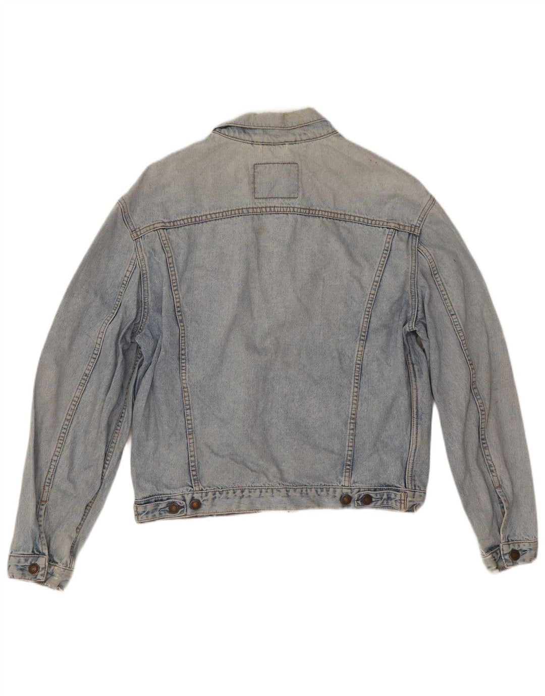 Мужская джинсовая куртка Levi's UK 38, средний синий хлопок, хлопок