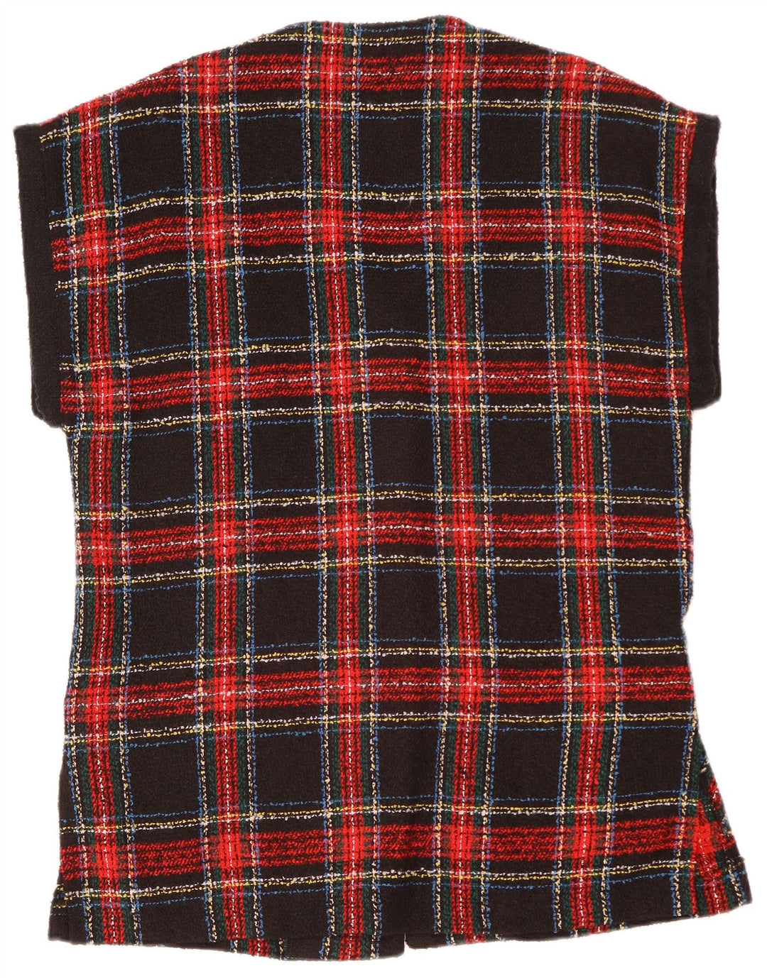 ВИНТАЖНЫЙ женский пиджак оверсайз на 4 пуговицах, Великобритания 10, маленький красный клетчатый пиджак