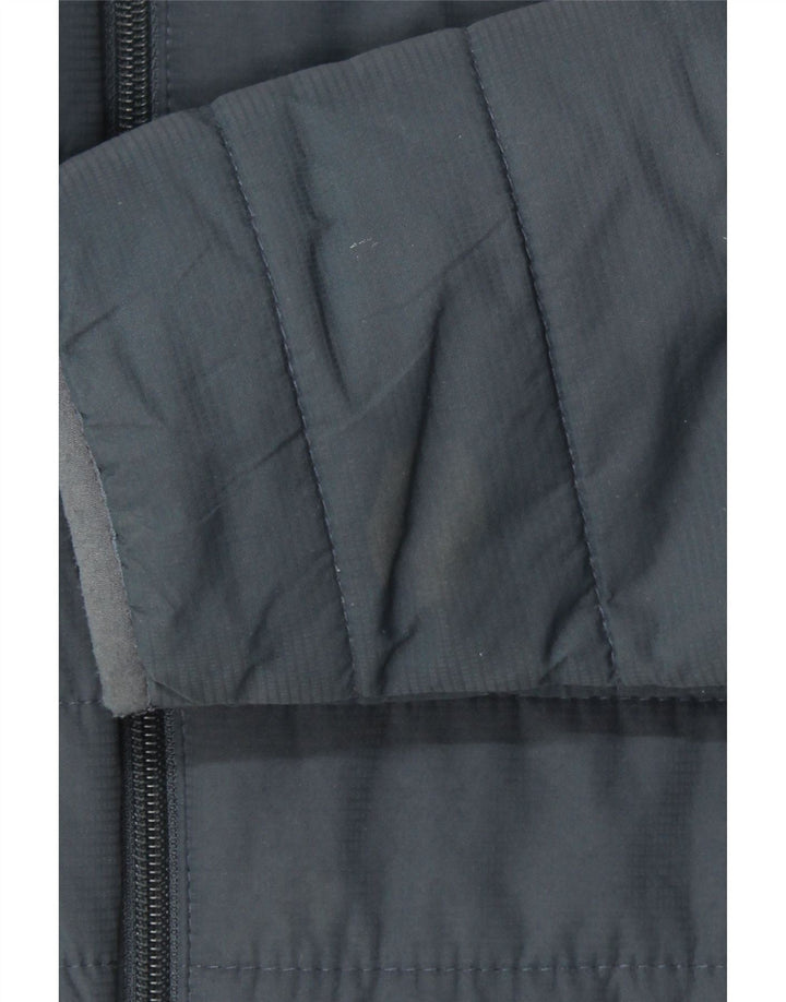 Женская стеганая куртка ELLESSE UK 16, большой размер, темно-синий, полиэстер