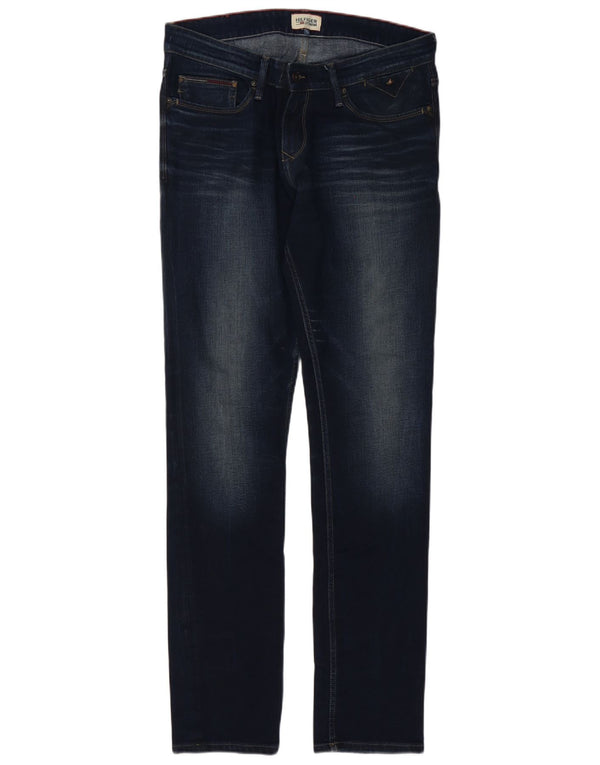 Мужские узкие джинсы Tommy Hilfiger W34 L34 темно-синие, хлопок