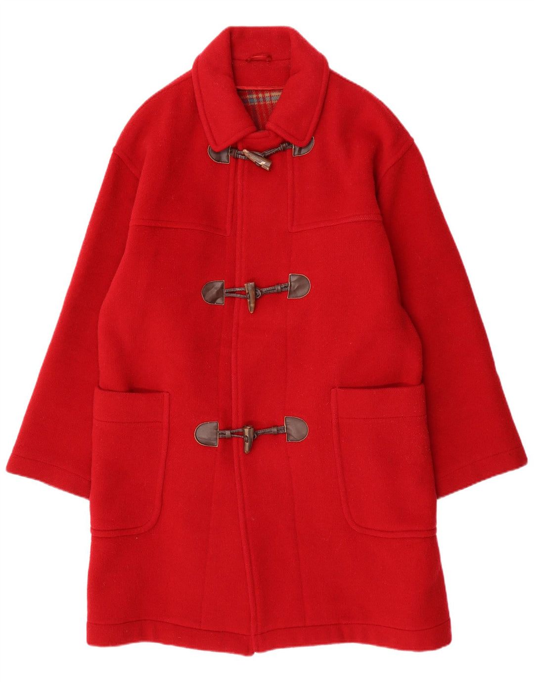 Женский дафлкот VINTAGE IT 48 XL Красный Шерсть