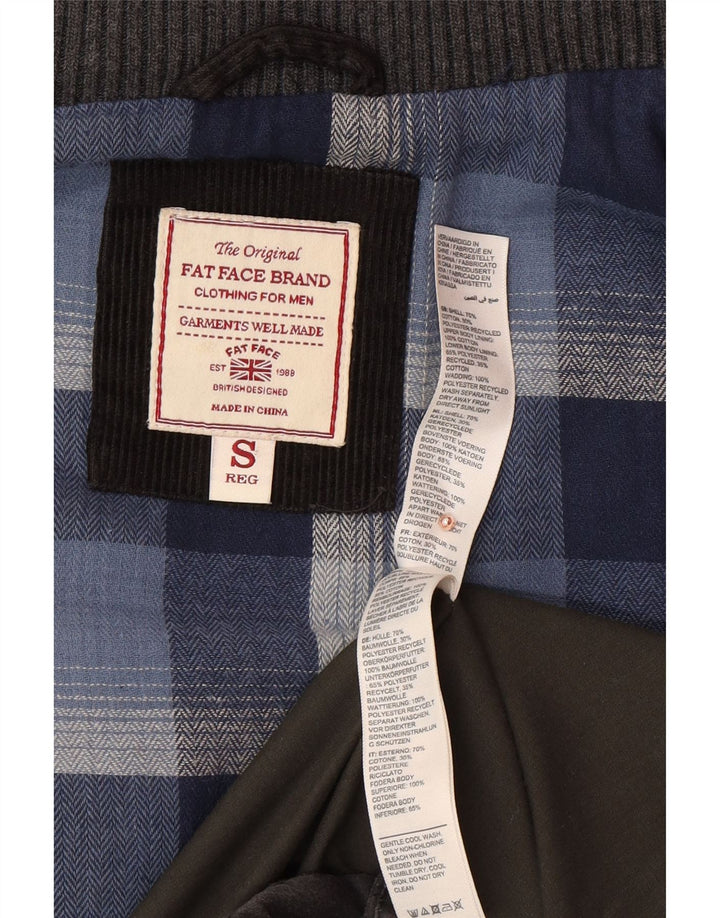 Мужской утепленный жилет FAT FACE UK 36, маленький серый хлопок