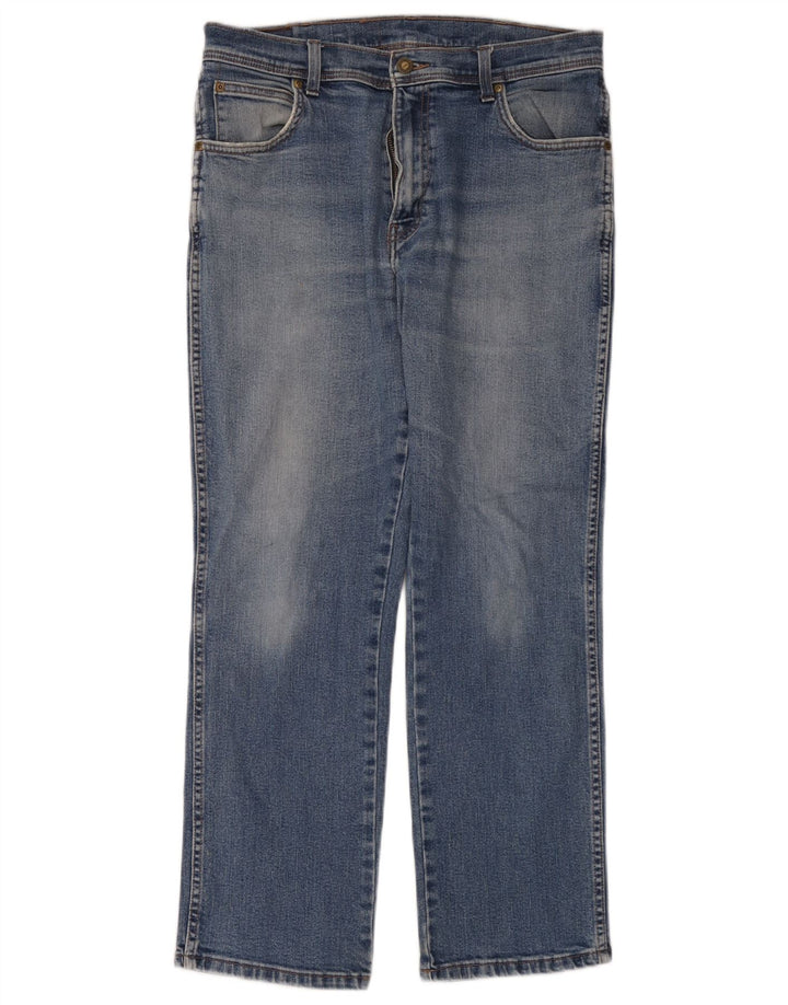 Мужские прямые джинсы Wrangler W34 L30 синие, хлопок