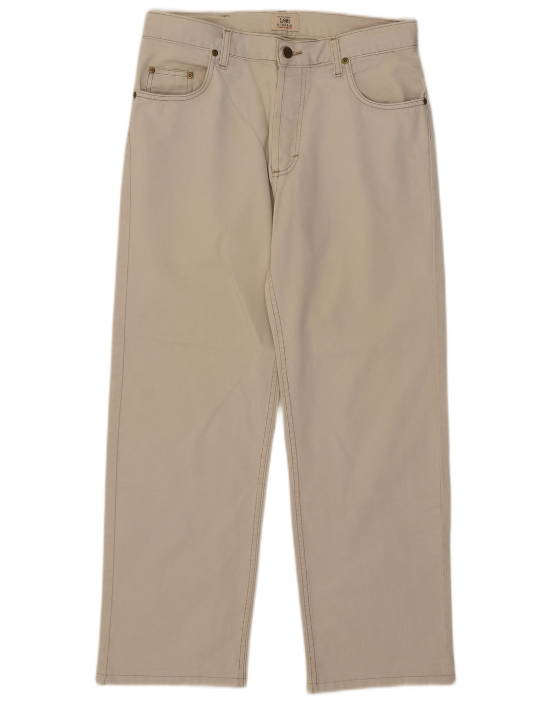 Джинсы Lee Mens Chicago Straight W32 L27 Off White Cotton