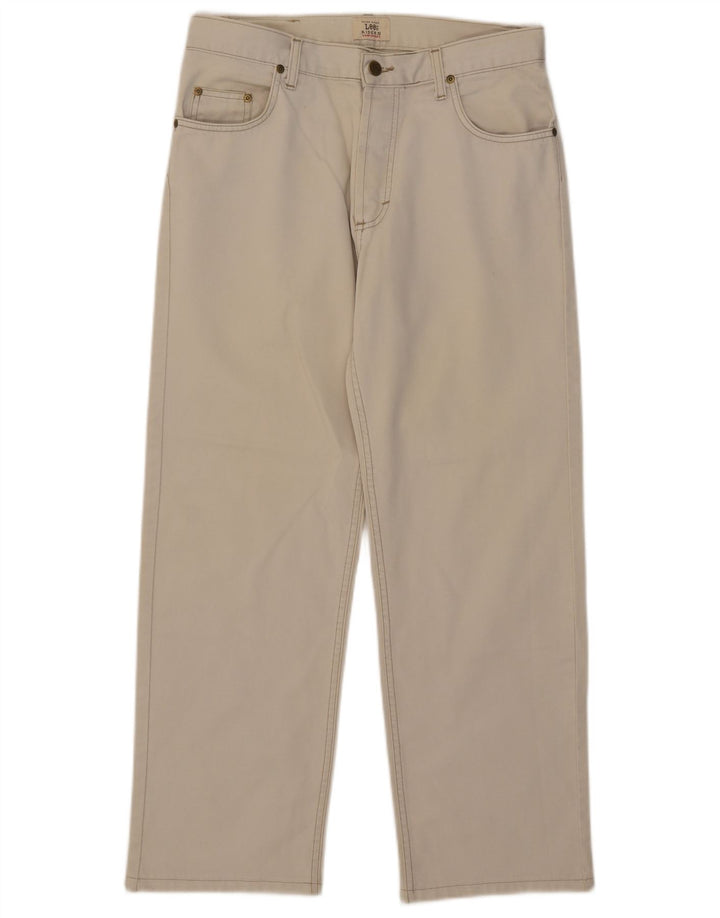 Джинсы Lee Mens Chicago Straight W32 L27 Off White Cotton