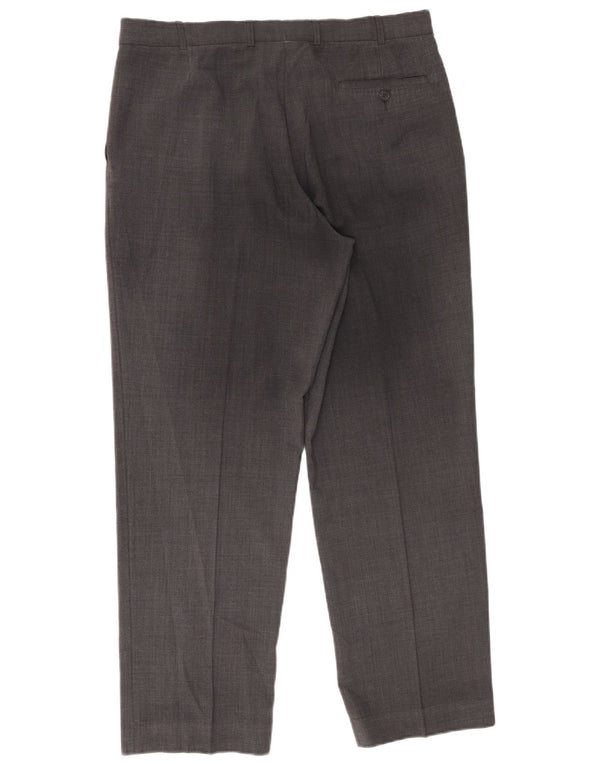 Мужские костюмные брюки Marks & Spencer W34 L28 серые