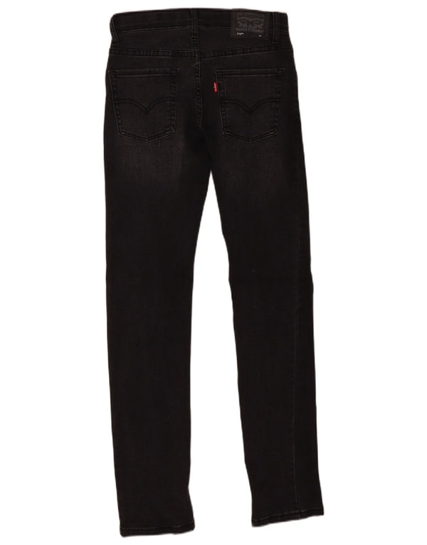 Джинсы скинни Levi's 510 для мальчиков 13–14 лет W28 L29, черный хлопок