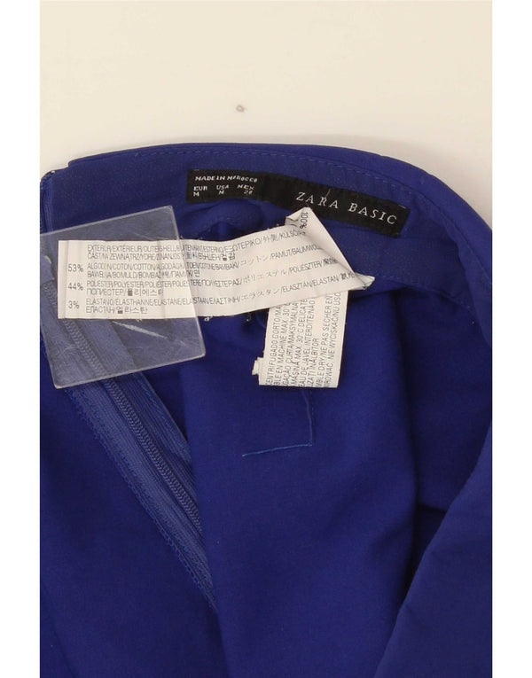 Женские шорты Zara Medium W28 Темно-синие, хлопок