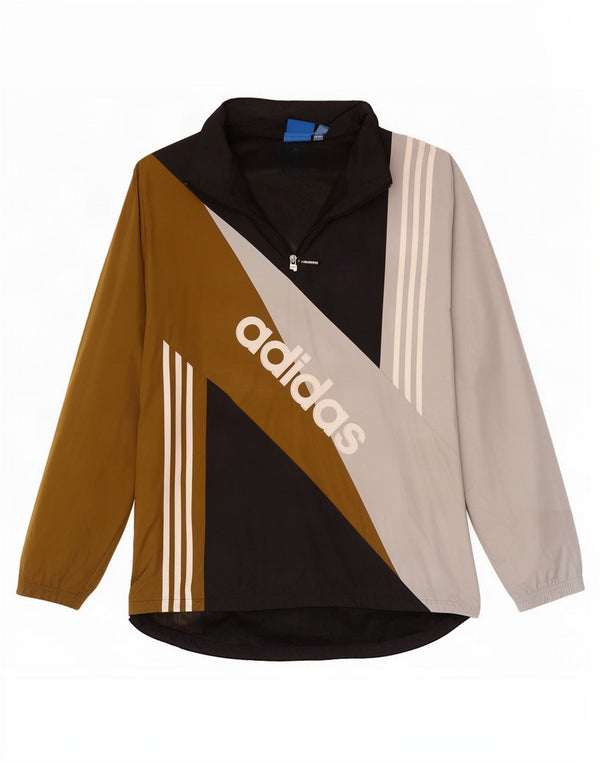 Adidas Мужской пуловер с графическим принтом, спортивный костюм, большой разноцветный цветной блок