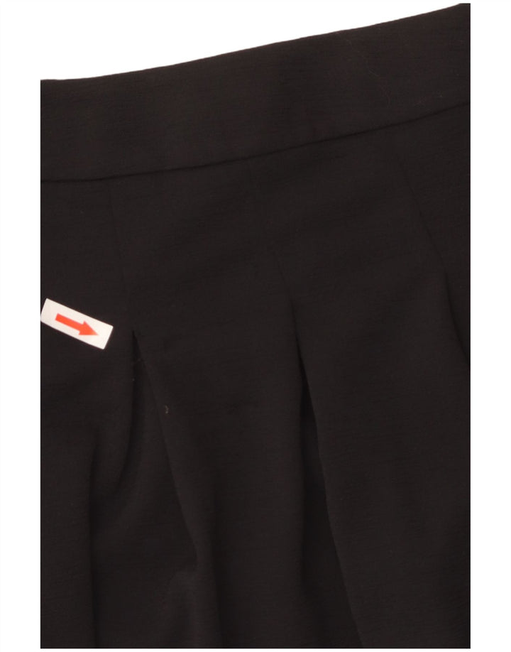 Tommy Hilfiger Женская мини-юбка плиссе среднего размера W28 Черная полиэстер