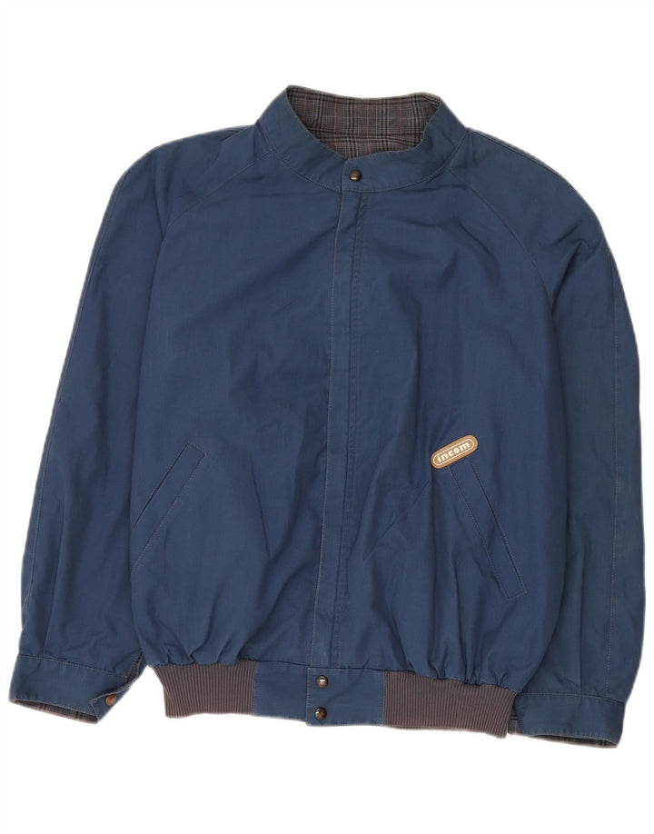 Мужская двусторонняя куртка Incom UK 40, большая синяя