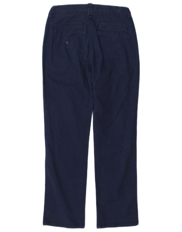 Прямые брюки-чиносы Gap Boys 9–10 лет W26 L26, темно-синие, хлопковые