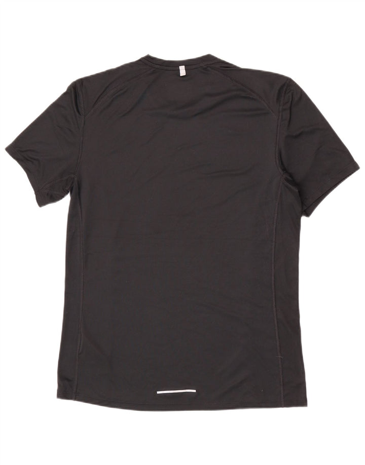 Мужская футболка NIKE Dri Fit, средний черный полиэстер