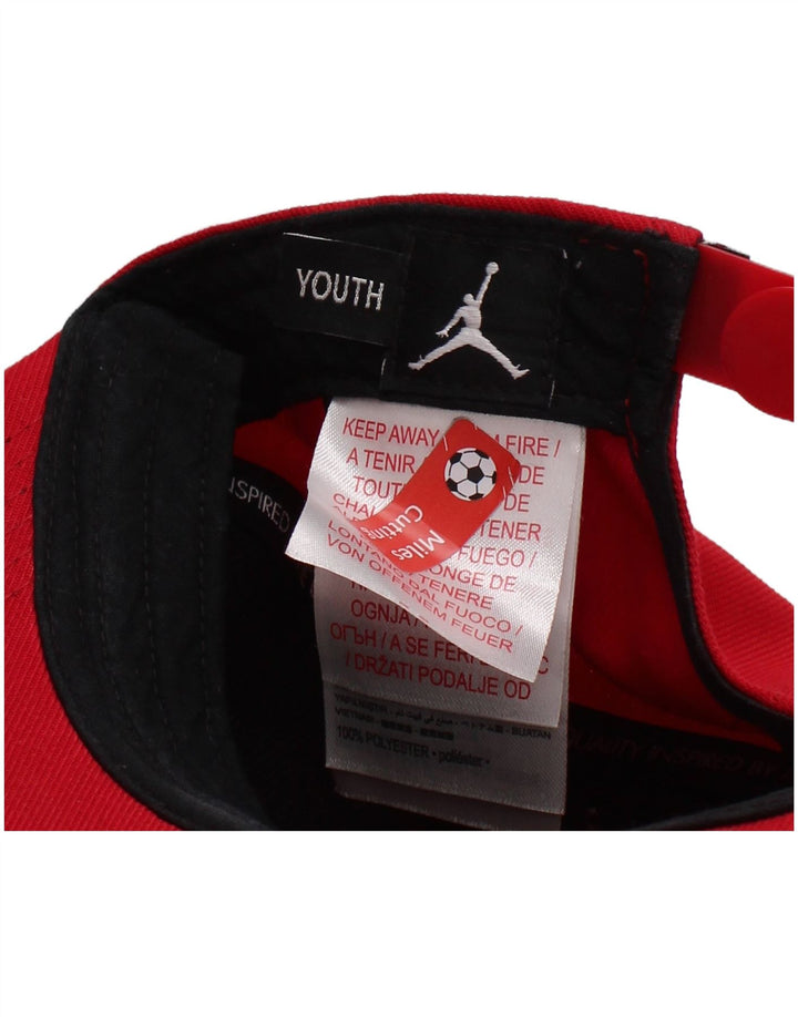 Кепка Jordan для мальчиков с графическим рисунком Snapback, один размер, красный полиэстер