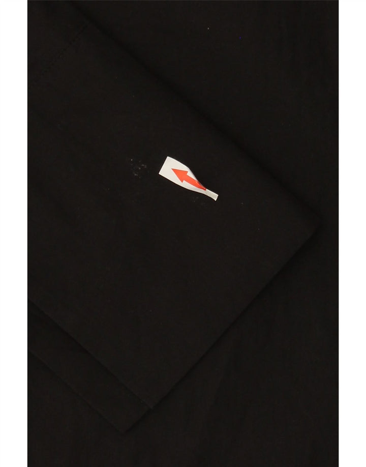 Женский оверсайз-топ с открытыми плечами Zara UK 6 XS, черный