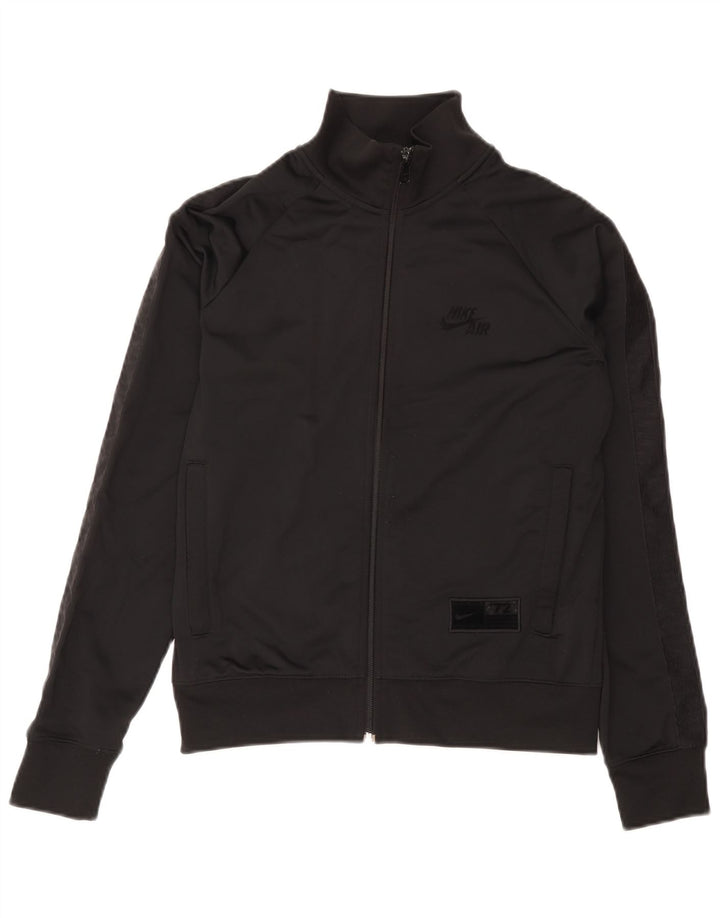 Женская спортивная куртка с графическим рисунком Nike UK 14/16, большая черная
