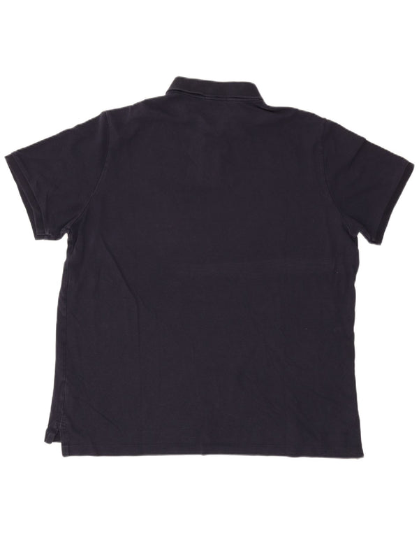 POLO RALPH LAUREN Мужская рубашка поло классического кроя XL темно-синяя хлопковая