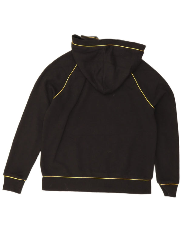 Женский джемпер с капюшоном большого размера True Religion UK 6 XS, черный хлопок